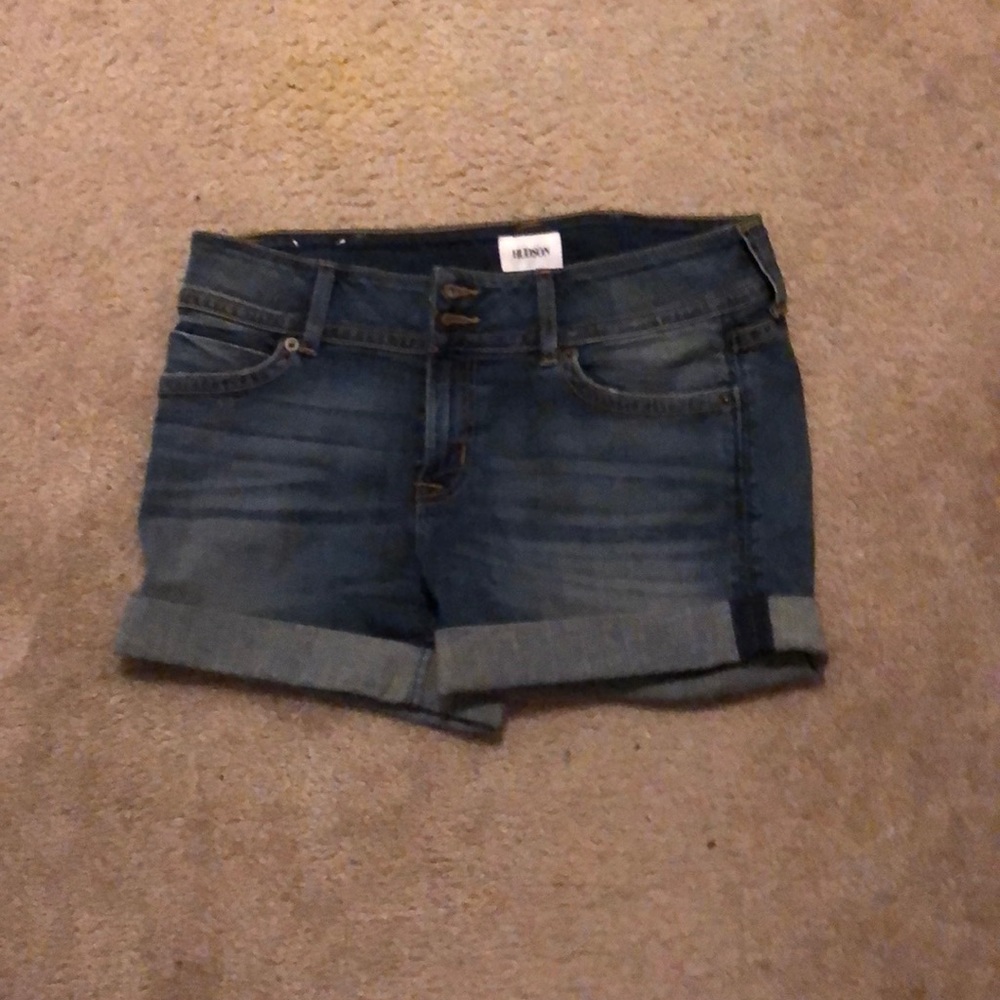 Hudson Denim cuffed jean shorts